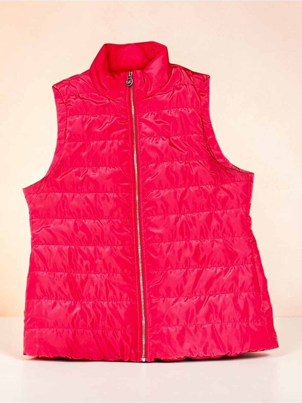 MICHAEL Michael Kors Hot Pink Quilted Puffer Vest